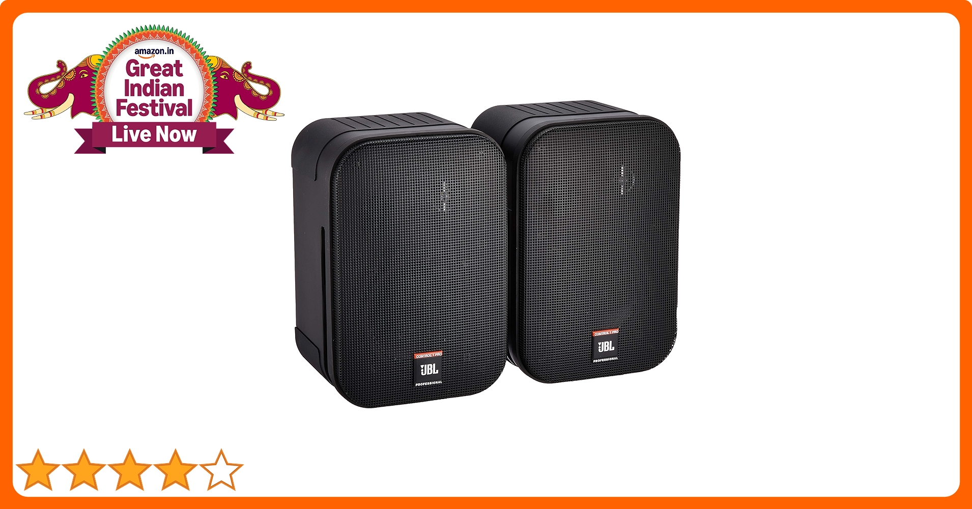 JBL CONTROL 1 PRO 2-Way Professional Compact Wired